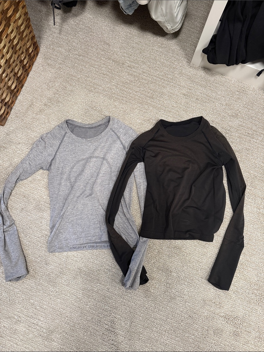Lulu Tops - Gray and Black